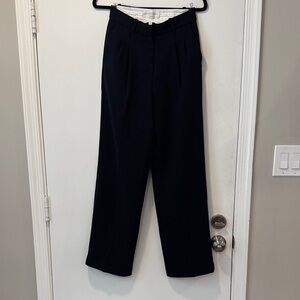 Wilfred Elegant Black Wide-Leg Trousers